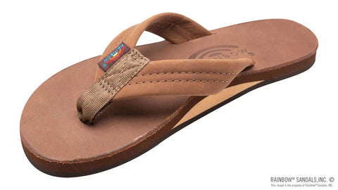 Single Layer Premier Leather with Arch Support 1" Strap