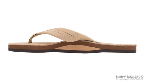 Single Layer Premier Leather with Arch Support 1" Strap
