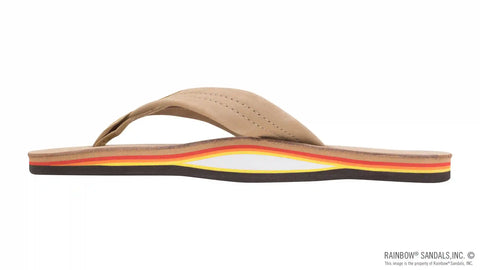 Single Layer Premier Leather with Arch Support 1" Strap