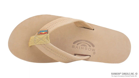Single Layer Premier Leather with Arch Support 1" Strap