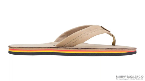 Single Layer Premier Leather with Arch Support 1" Strap