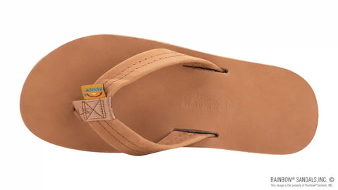 Single Layer Premier Leather with Arch Support 1" Strap