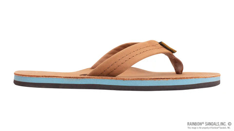 Single Layer Premier Leather with Arch Support 1" Strap