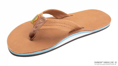 Single Layer Premier Leather with Arch Support 1" Strap