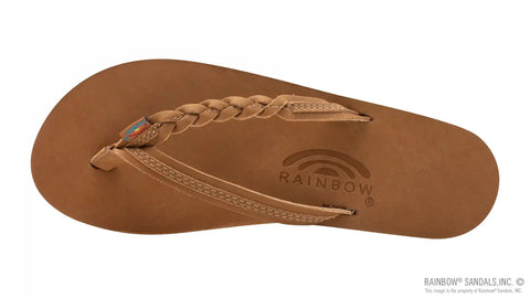 Flirty Braidy - Single Layer 1/2" Narrow Strap with Braid