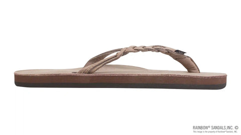 Flirty Braidy - Single Layer 1/2" Narrow Strap with Braid