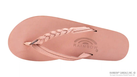 Flirty Braidy - Single Layer 1/2" Narrow Strap with Braid