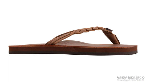 Flirty Braidy - Single Layer 1/2" Narrow Strap with Braid