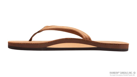 Single Layer Premier Leather with Arch Support and a 1/2" Narrow Strap