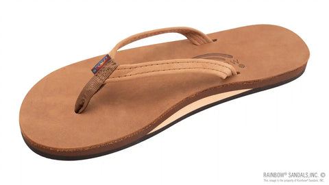 Single Layer Premier Leather with Arch Support and a 1/2" Narrow Strap