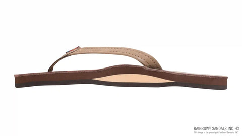 Single Layer Premier Leather with Arch Support and a 1/2" Narrow Strap