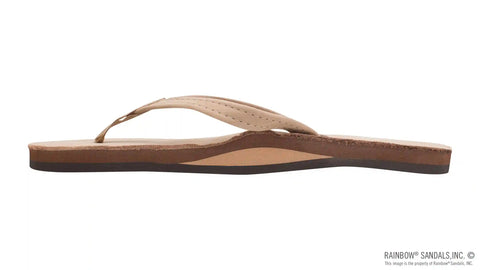 Single Layer Premier Leather with Arch Support and a 1/2" Narrow Strap