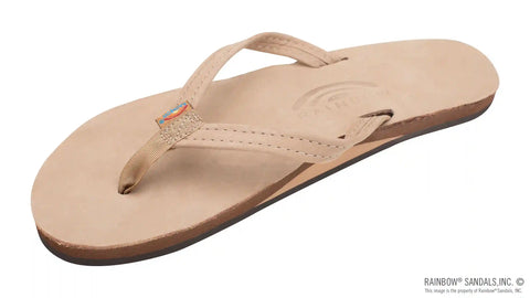 Single Layer Premier Leather with Arch Support and a 1/2" Narrow Strap