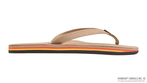 Single Layer Premier Leather with Arch Support and a 1/2" Narrow Strap
