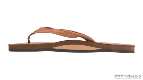 Single Layer Classic Leather with Arch Support and a 1/2" Narrow Strap