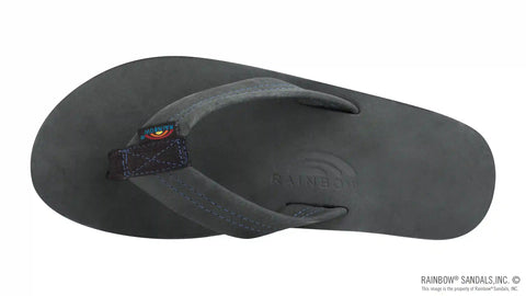 Premier Blues - Single Layer Premier Leather with Blue Midsole 1" Strap