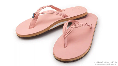 Legacy Collection Flirty Braidy Pink Single Layer Premier Leather w/Braid
