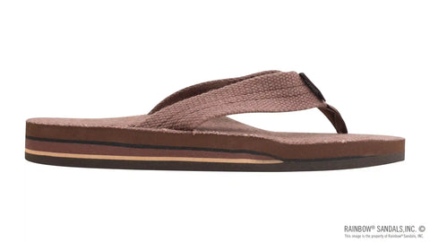 Double Layer Hemp with Arch Support and 1" Strap