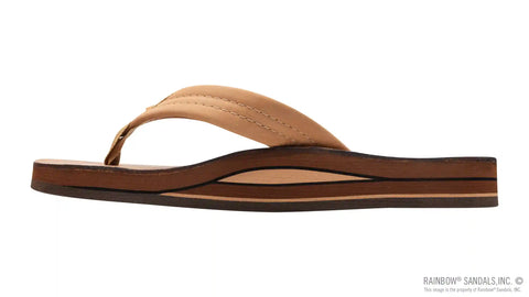 Luxury Leather - Double Layer Arch  Support with a 1" Strap