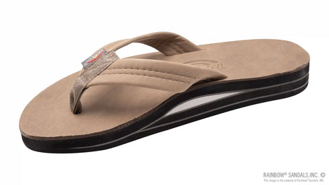 Luxury Leather -  Double Layer Arch  Support