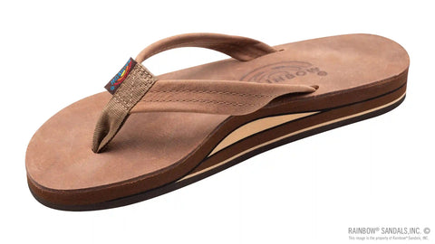 Luxury Leather - Double Layer Arch Support with a 3/4" Medium Strap