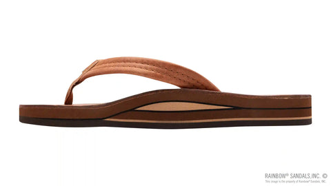 Luxury Leather - Double Layer Arch Support with a 3/4" Medium Strap