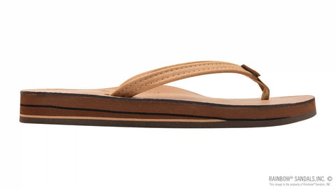 Luxury Leather - Double Layer Arch 1/2" Narrow Strap