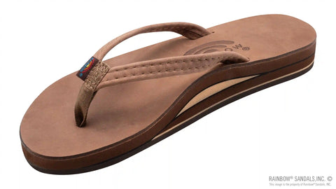 Luxury Leather - Double Layer Arch 1/2" Narrow Strap