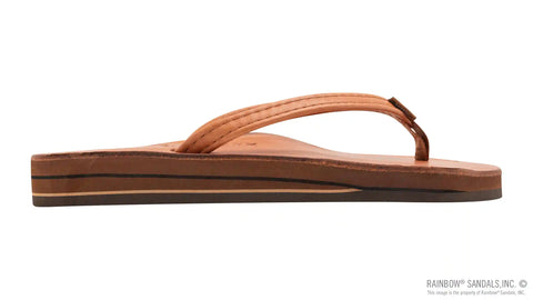 Luxury Leather - Double Layer Arch 1/2" Narrow Strap
