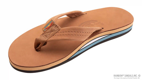 Double Layer  Arch Support Premier Leather with a 1" Strap