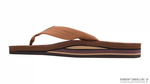 Double Layer Arch Support Classic Leather with 1" Strap