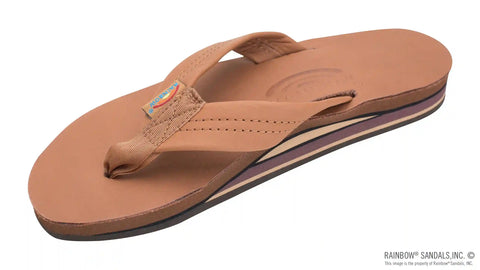 Double Layer Arch Support Classic Leather with 1" Strap
