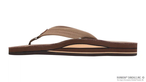 Double Layer Arch Support Premier Leather 3/4'” Medium Strap