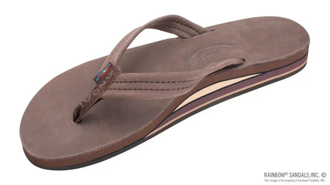 Double Layer Arch Support Premier Leather 3/4'” Medium Strap