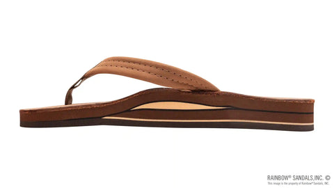 Double Layer Arch Support Premier Leather 3/4'” Medium Strap