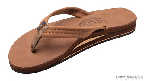 Double Layer Arch Support Premier Leather 3/4'” Medium Strap