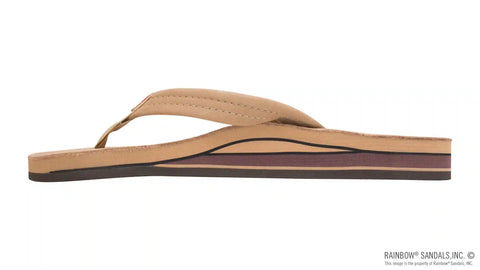 Double Layer Arch Support Premier Leather 3/4'” Medium Strap