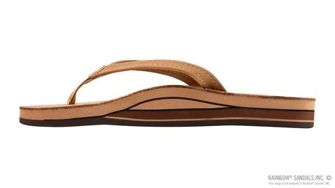 Double Layer Arch Support Premier Leather with a 1/2" Narrow Strap