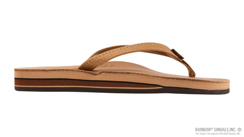 Double Layer Arch Support Premier Leather with a 1/2" Narrow Strap
