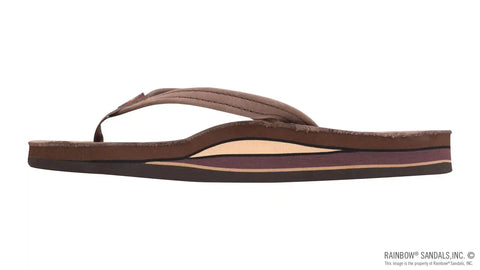 Double Layer Arch Support Premier Leather with a 1/2" Narrow Strap