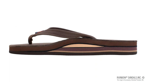 Double Layer Arch Support Classic Leather and 1/2" Narrow Strap