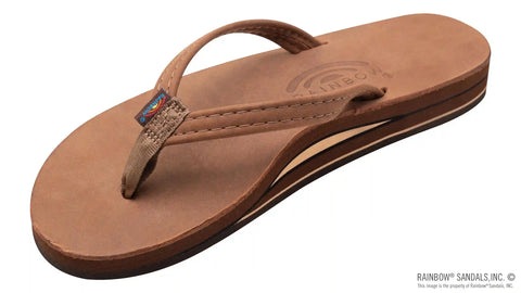 Double Layer Arch Support Premier Leather with a 1/2" Narrow Strap