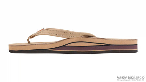 Double Layer Arch Support Premier Leather with a 1/2" Narrow Strap