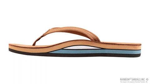 Double Layer Arch Support Premier Leather with a 1/2" Narrow Strap