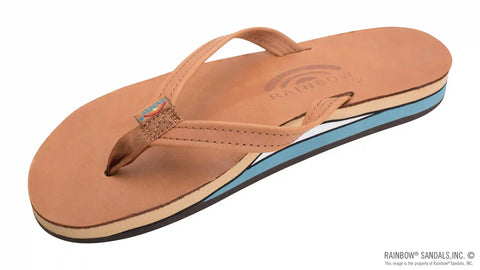 Double Layer Arch Support Classic Leather and 1/2" Narrow Strap