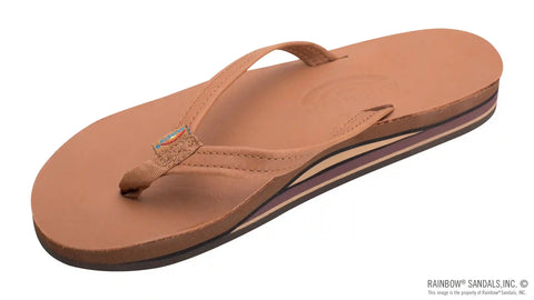 Double Layer Arch Support Classic Leather and 1/2" Narrow Strap