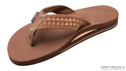 The Bentley - Premier Leather Double Layer Arch Woven Strap