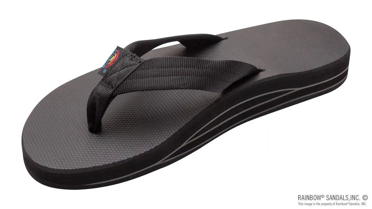 Classic Rubber - Double Layer Soft Top 1" Nylon Strap