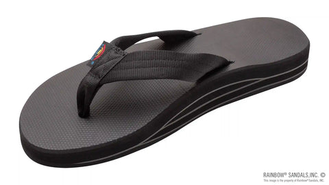 Classic Rubber - Double Layer Soft Top 1" Nylon Strap