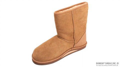 Leather Sheepskin Boot